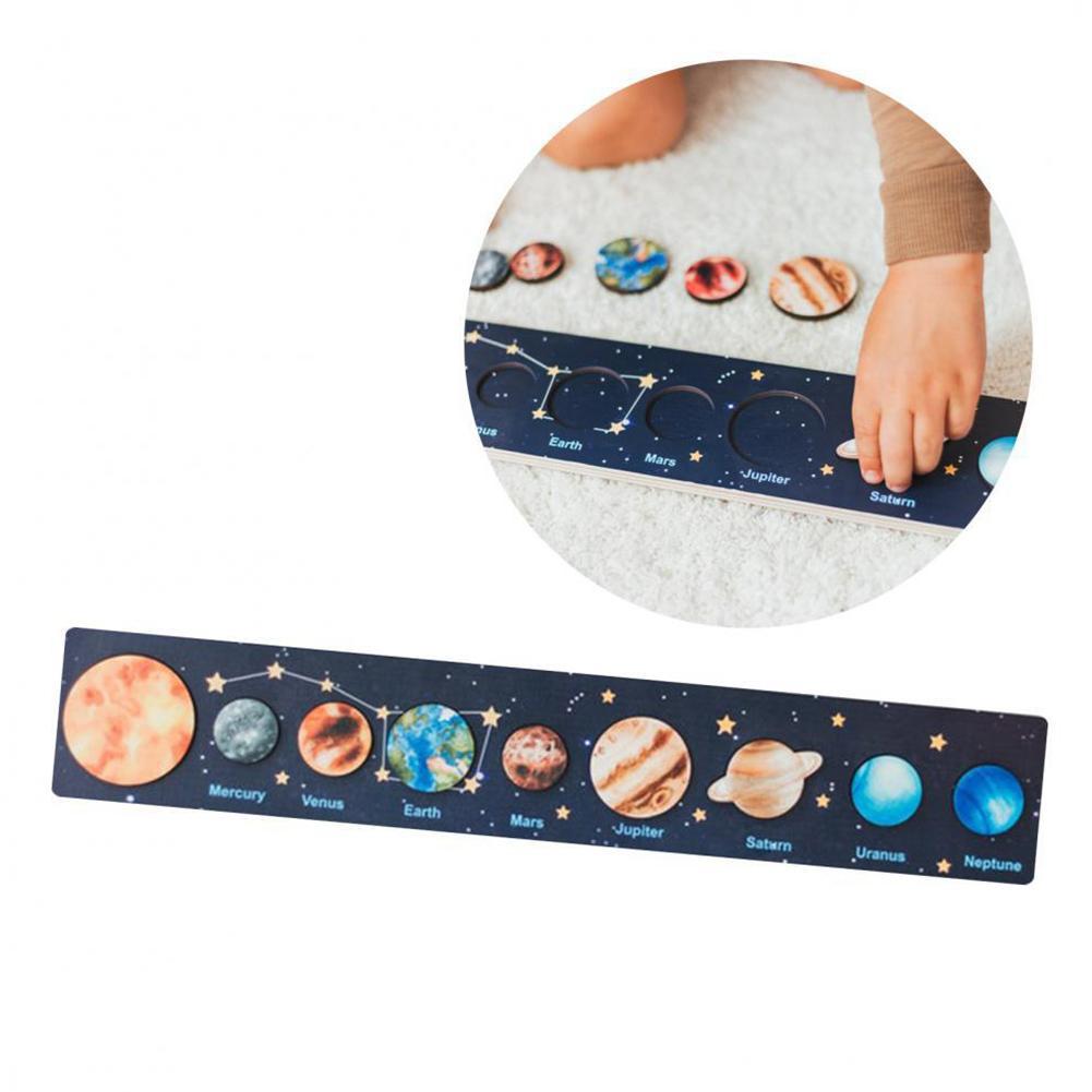 Montessori 3D Wooden Solar System Puzzle