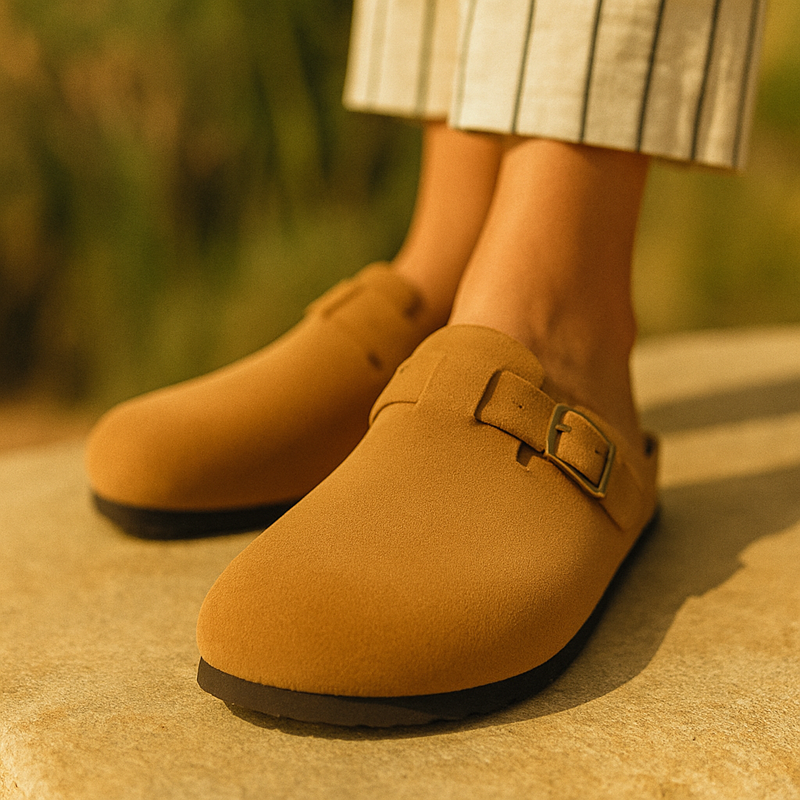 Open Back Loafer Suede Classic