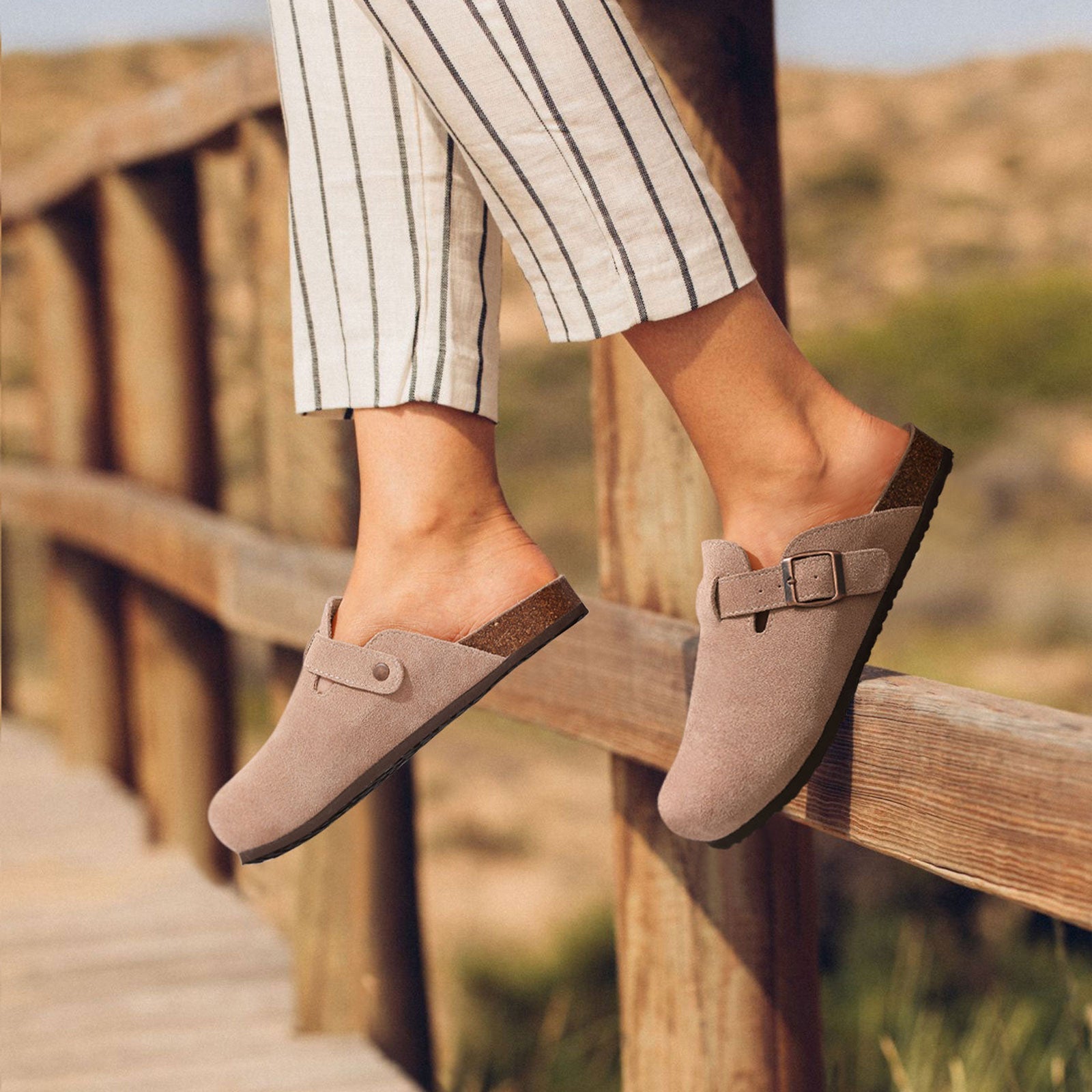 Open Back Loafer Suede Classic