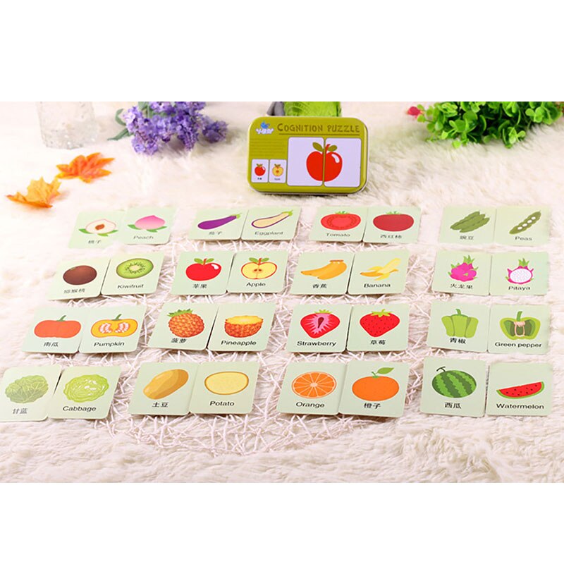 Montessori Baby Kids Cognition Puzzles