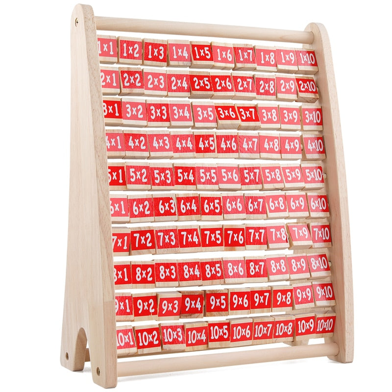 Montessori Wooden Multiplication Table