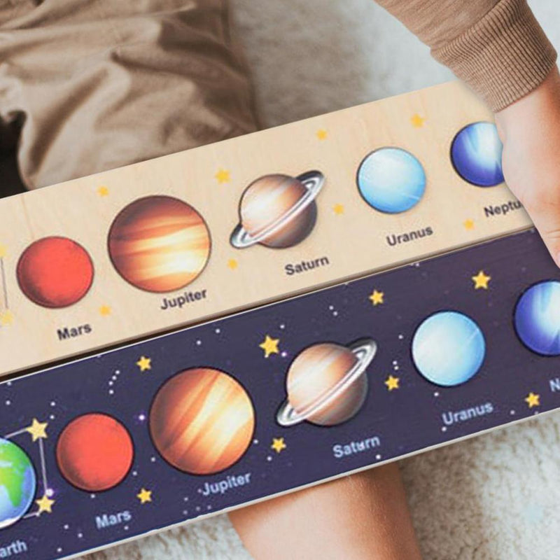 Montessori 3D Wooden Solar System Puzzle
