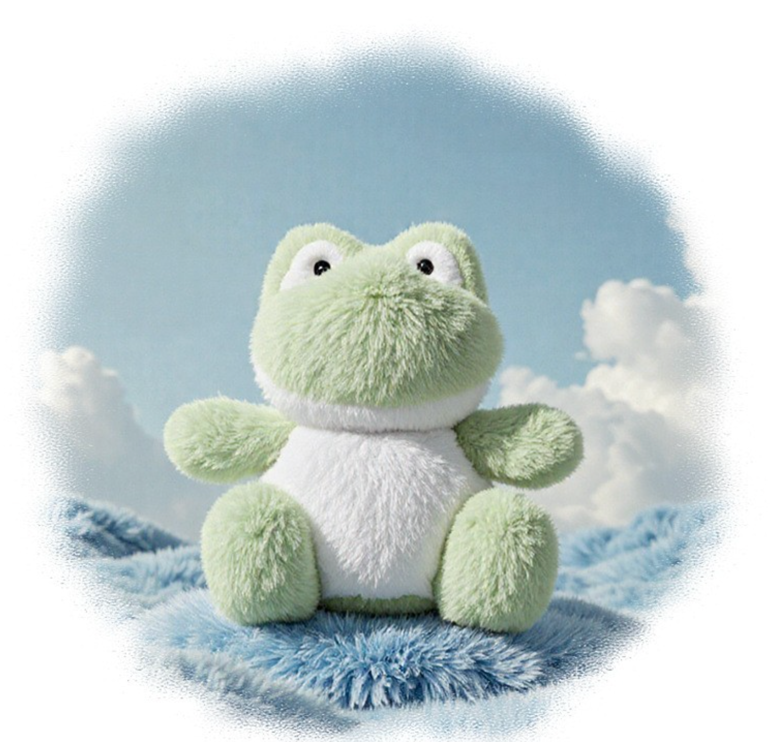 Mini Flopsie Fernando Frog Plush Toy Stuffed Animal, 8 in