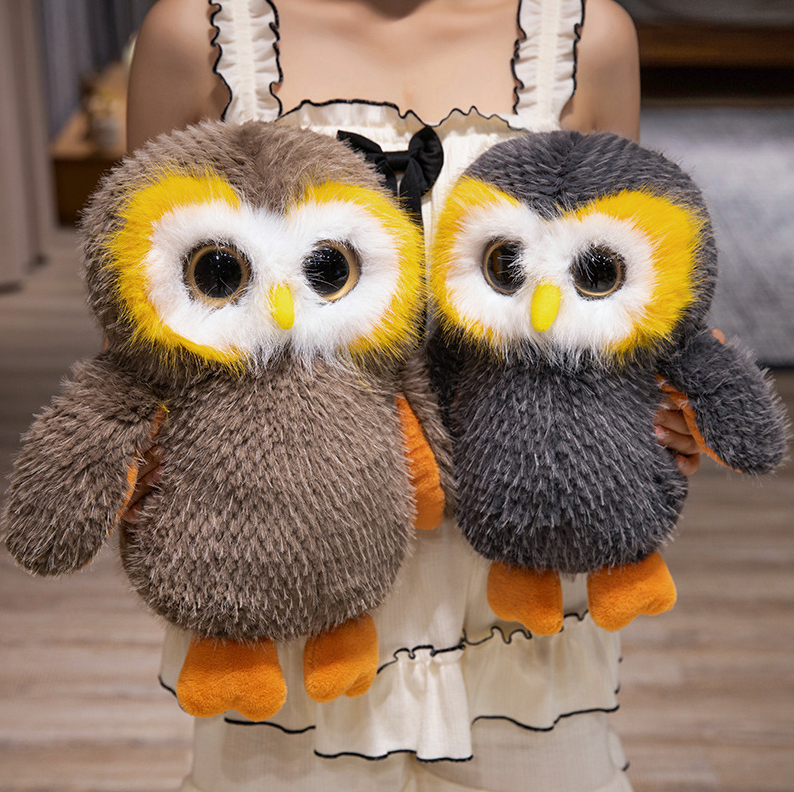 Plush Owl Toy – Ollie Woodland Owl, 10 in