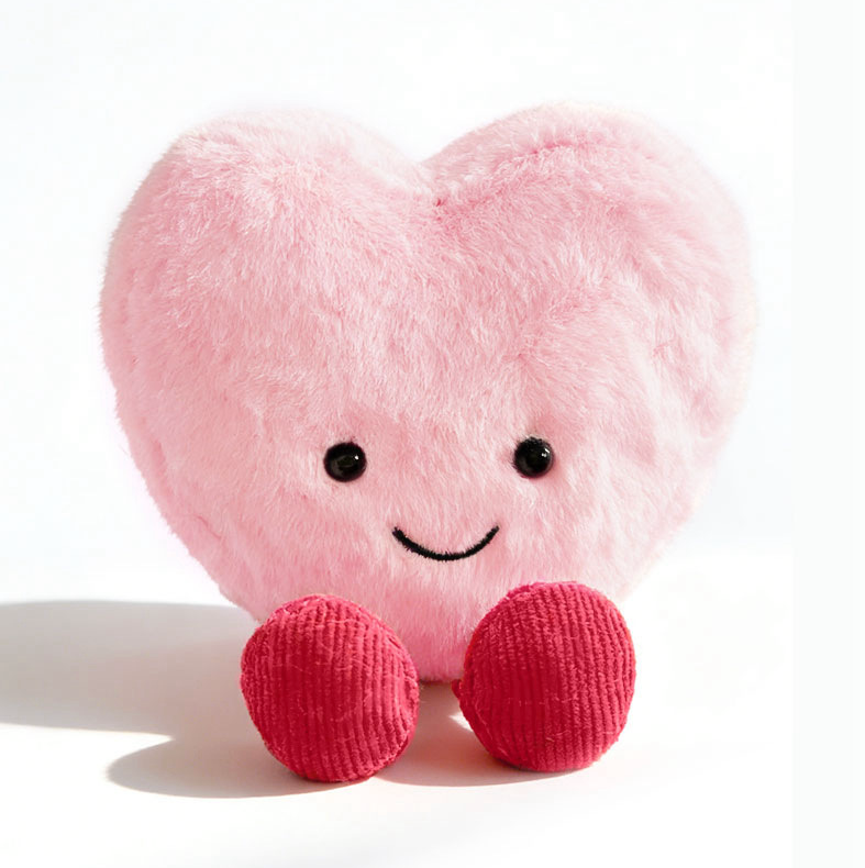 Pink little heart 10cm - Plush Toy