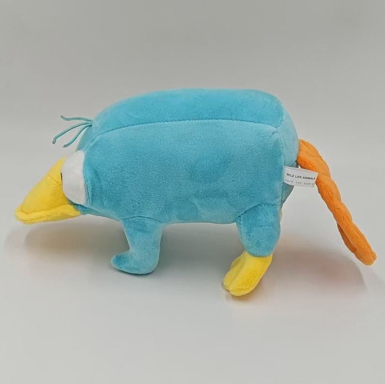 Platypus Plush Toy, Animal Cartoon Duck Platypus Character Soft Doll for Kids