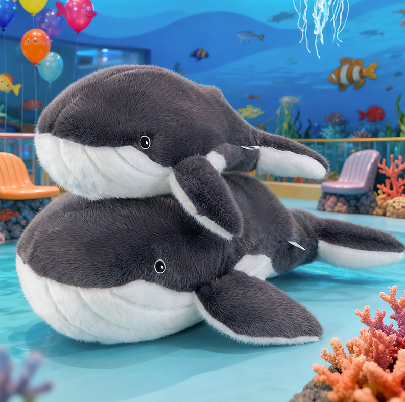 Wavelly Whale Inky 15cm