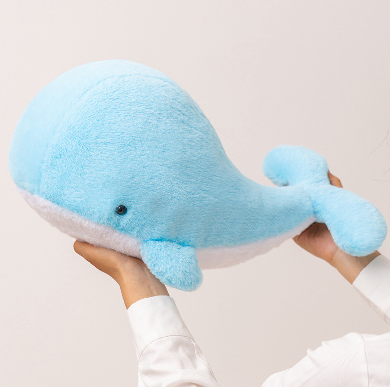Wavelly Whale Grey 15cm
