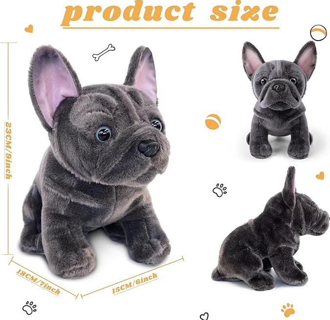 Sweater French Bulldog Purple 19cm