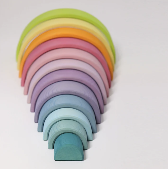 Grimm's Rainbow Pastel Large 12 pieces