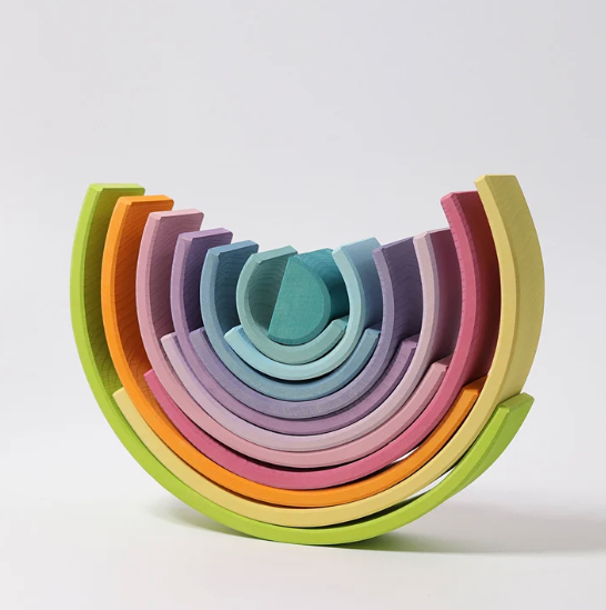 Grimm's Rainbow Pastel Large 12 pieces