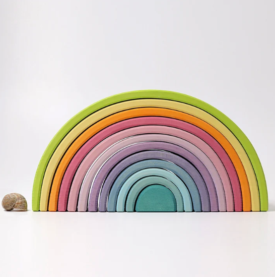 Grimm's Rainbow Pastel Large 12 pieces