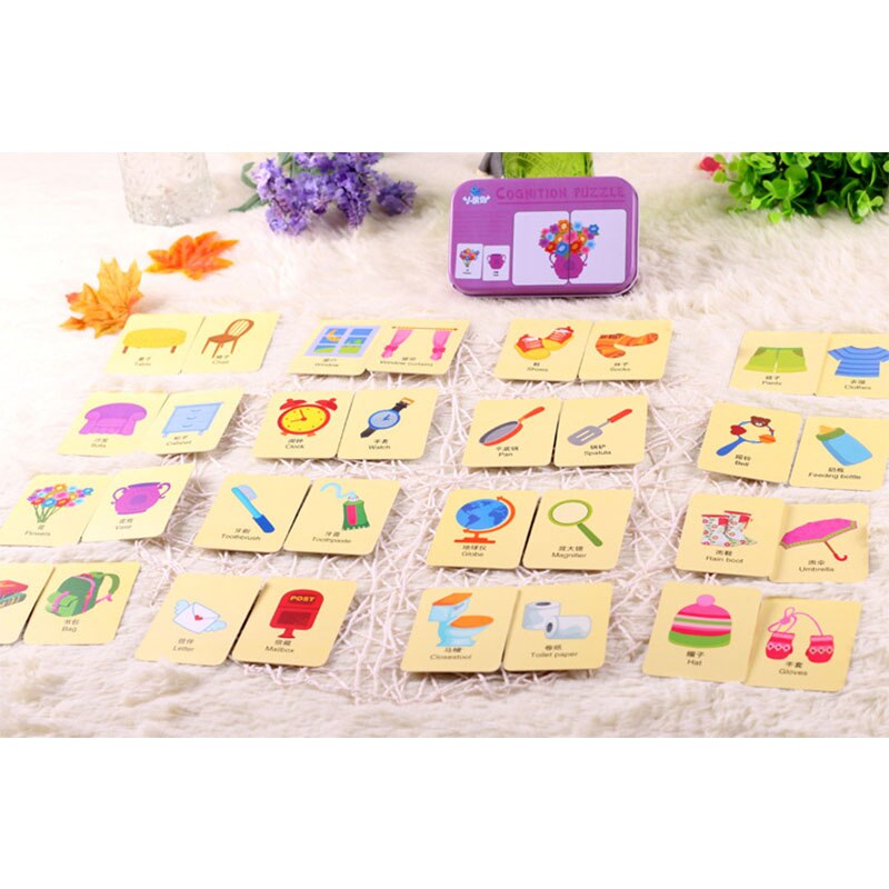Montessori Baby Kids Cognition Puzzles