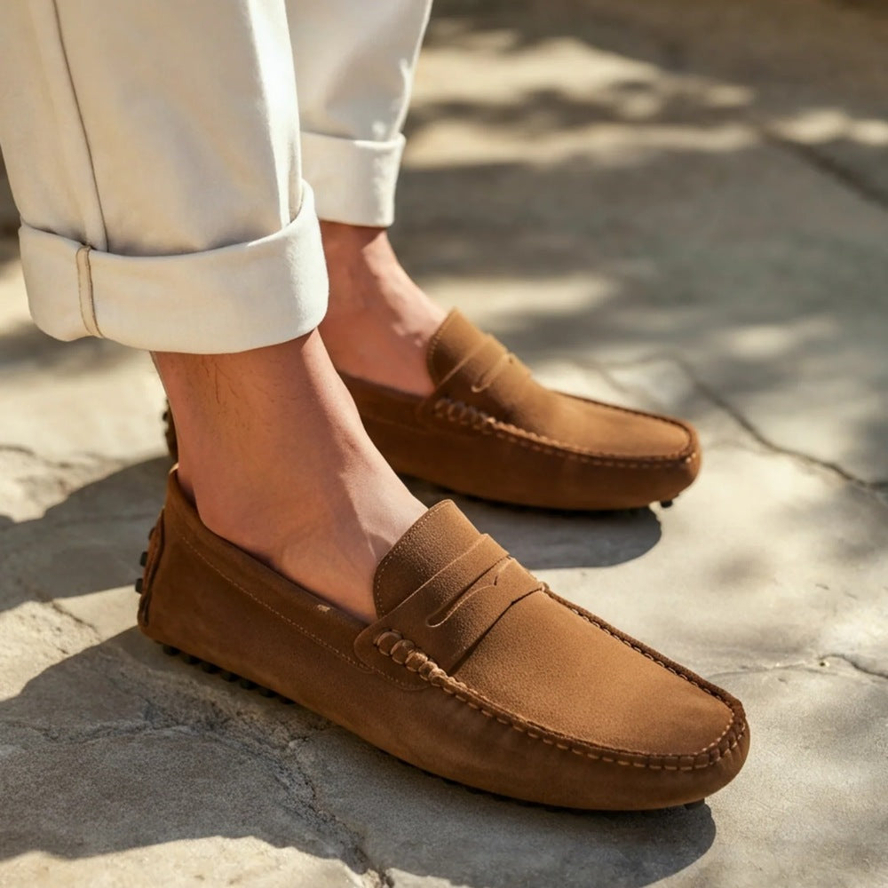 Suede Driver Shoes Refined Cortez