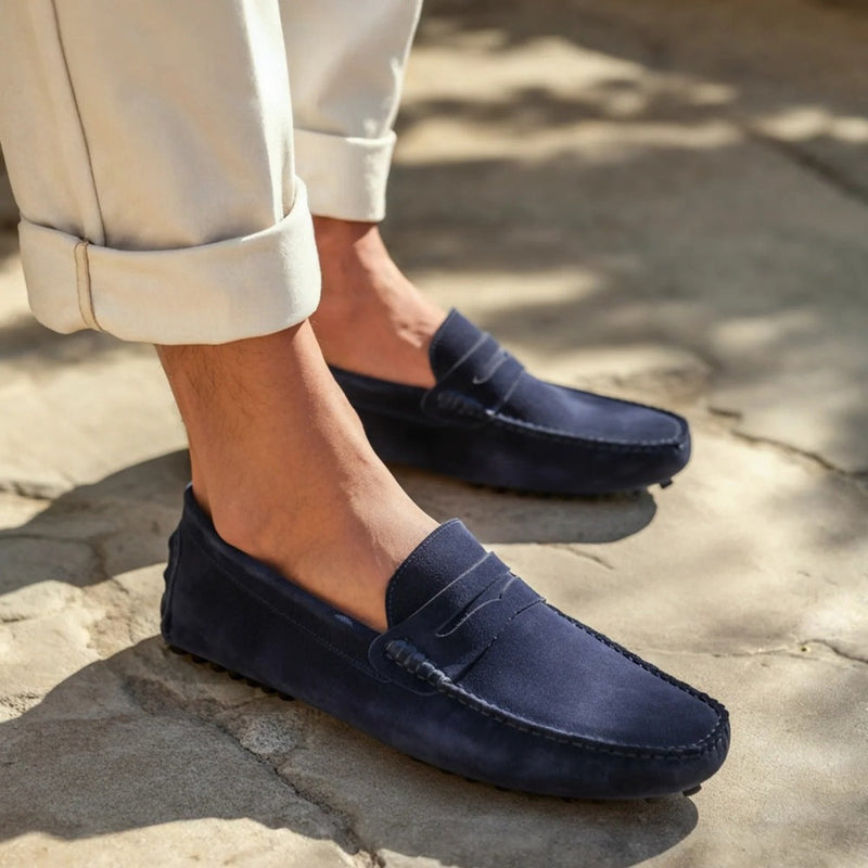 Suede Driver Shoes Refined Cortez