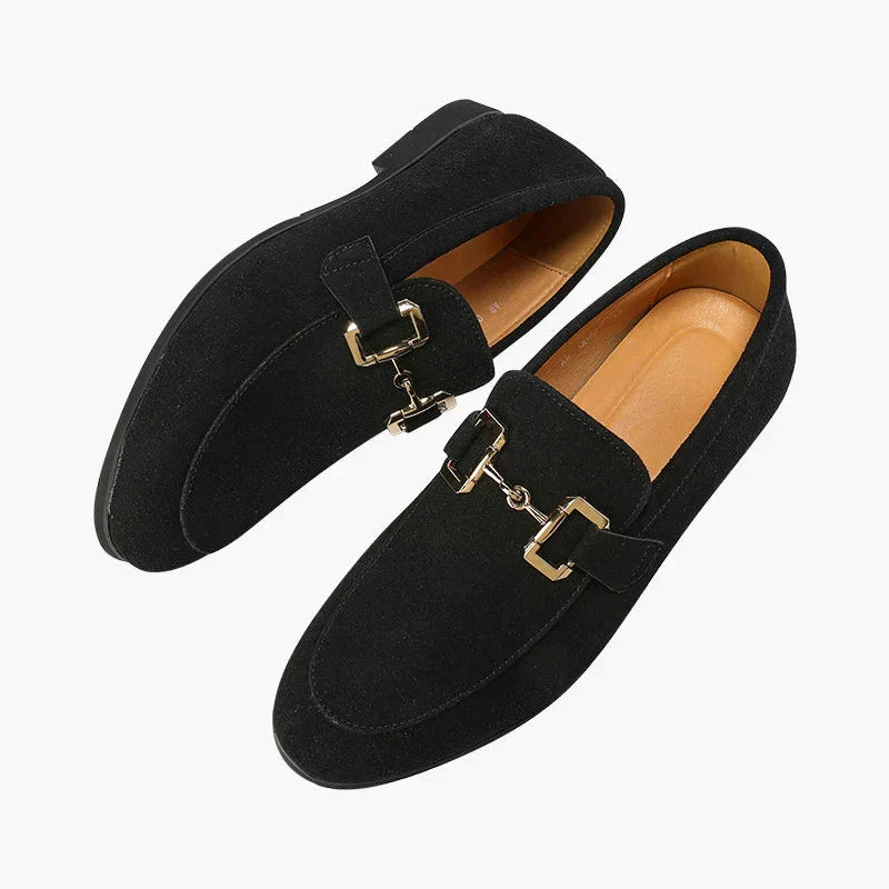 Minimal Suede Loafer Carvell Line