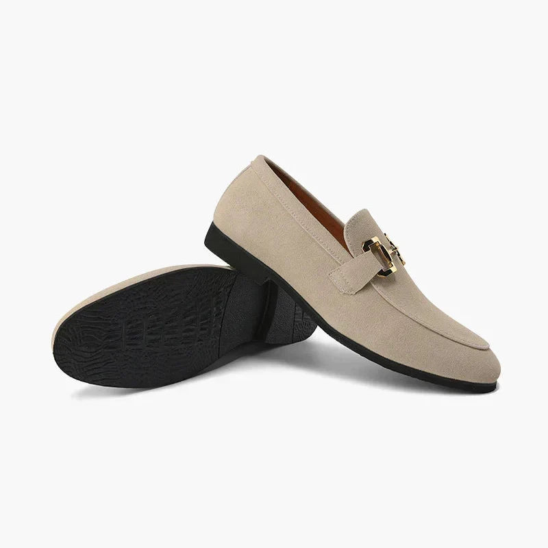 Minimal Suede Loafer Carvell Line