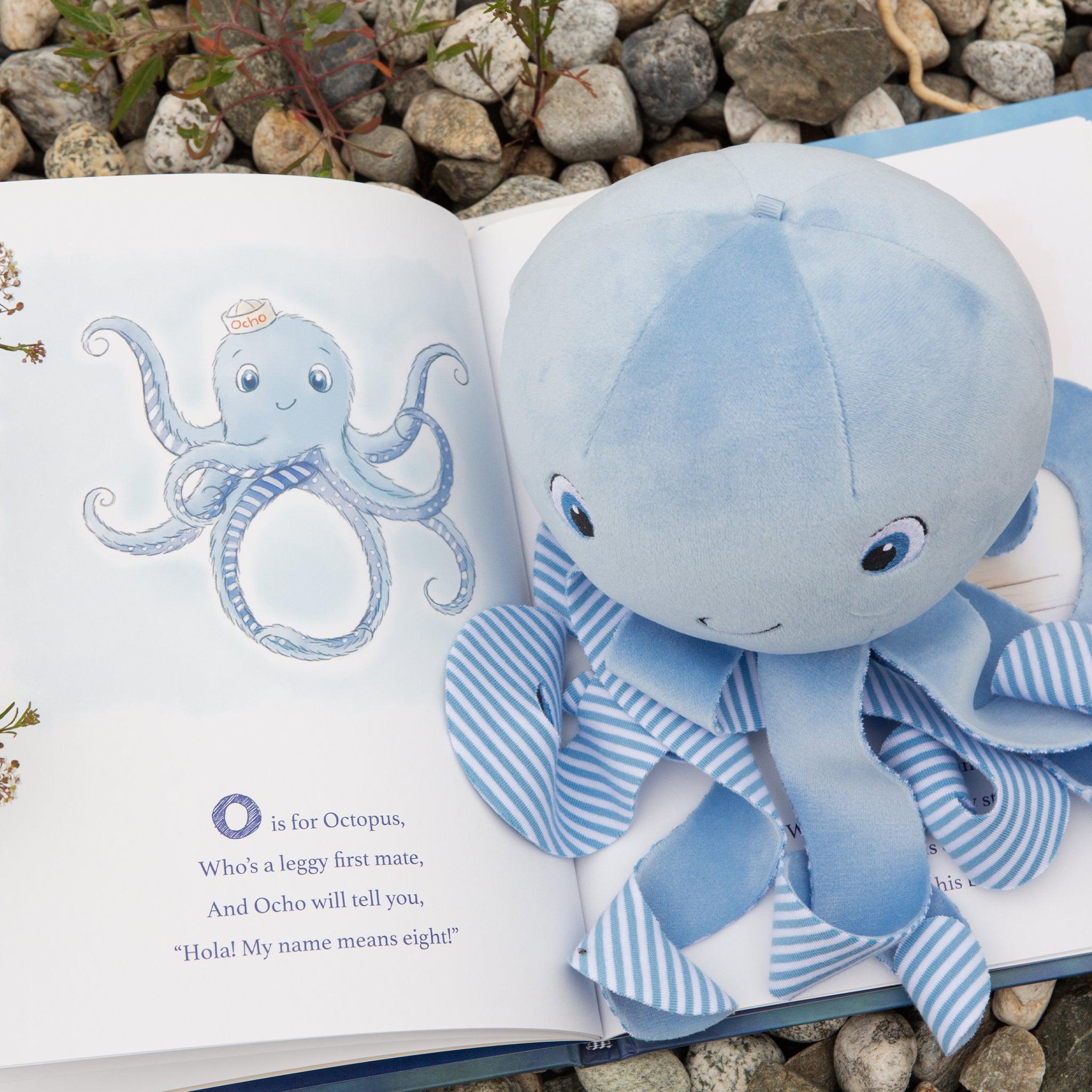 Chiquito Ocho – 12 Inch Soft Blue Sea Life Toy