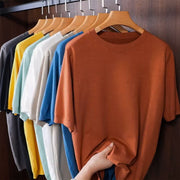 Amalfi Men's Merino Wool T-Shirt – Lightweight Short Sleeve