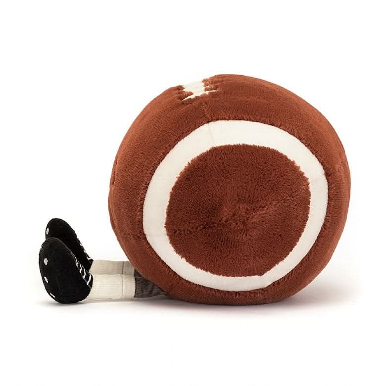 Plush Football Toy – Soft Stuffed Sports Ball, 7 x 11 in