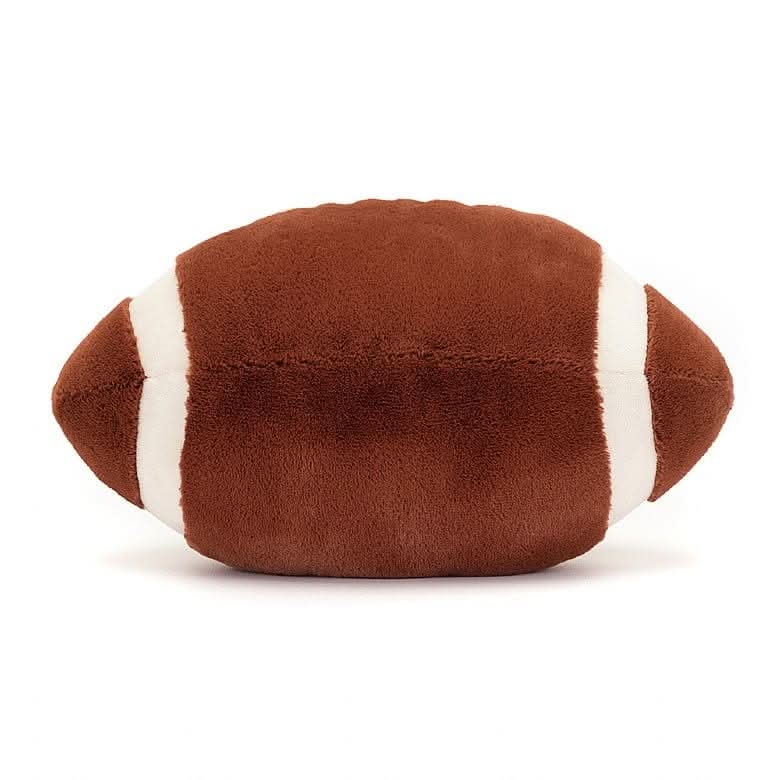Plush Football Toy – Soft Stuffed Sports Ball, 7 x 11 in
