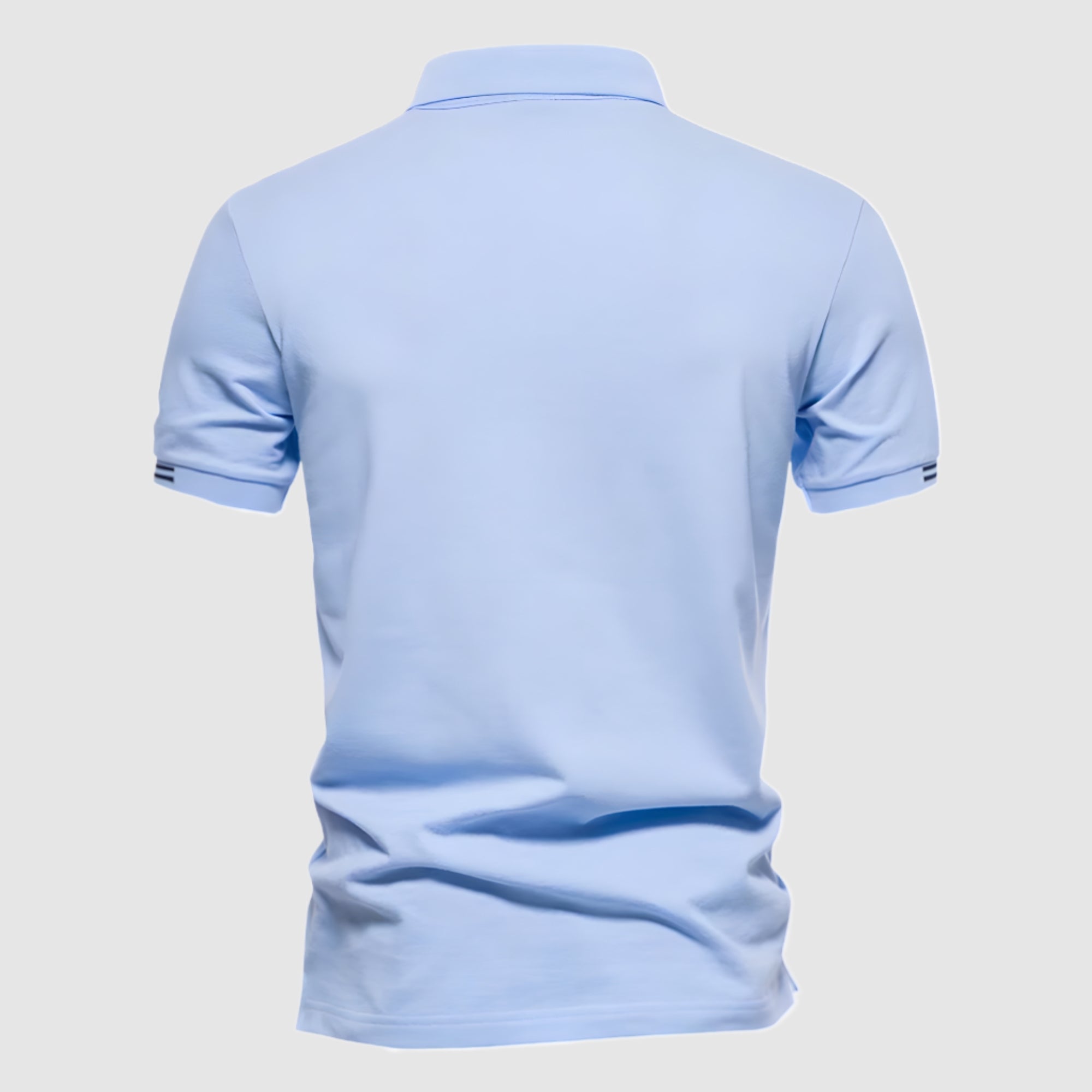 Leoncello Men's Cotton Polo Shirt – Short Sleeve Muscle Fit