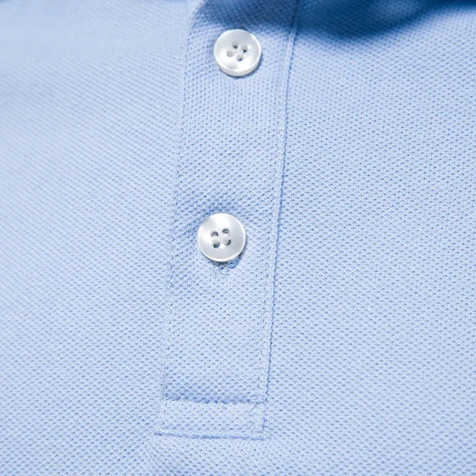 Leoncello Men's Cotton Polo Shirt – Short Sleeve Muscle Fit