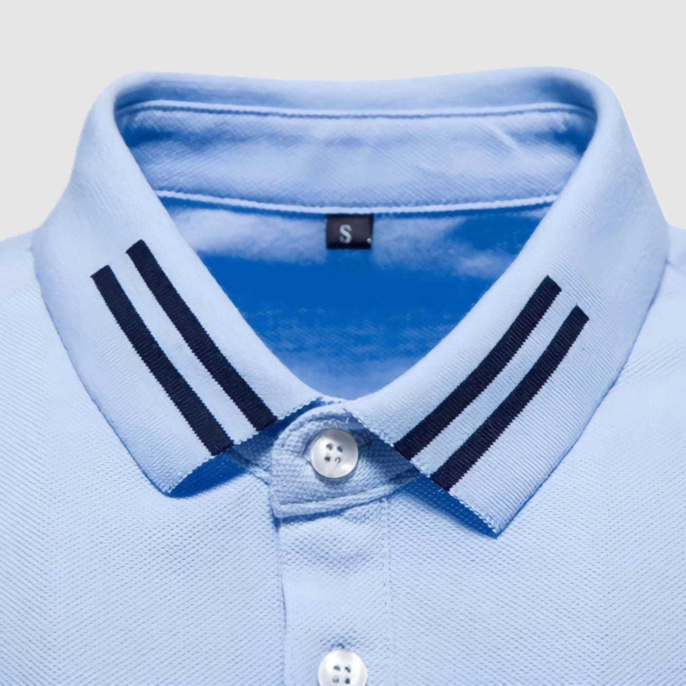 Leoncello Men's Cotton Polo Shirt – Short Sleeve Muscle Fit