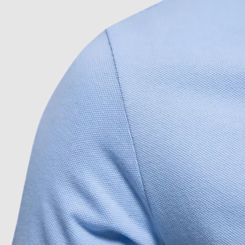 Leoncello Men's Cotton Polo Shirt – Short Sleeve Muscle Fit
