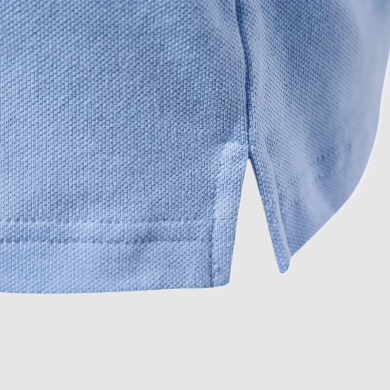 Leoncello Men's Cotton Polo Shirt – Short Sleeve Muscle Fit