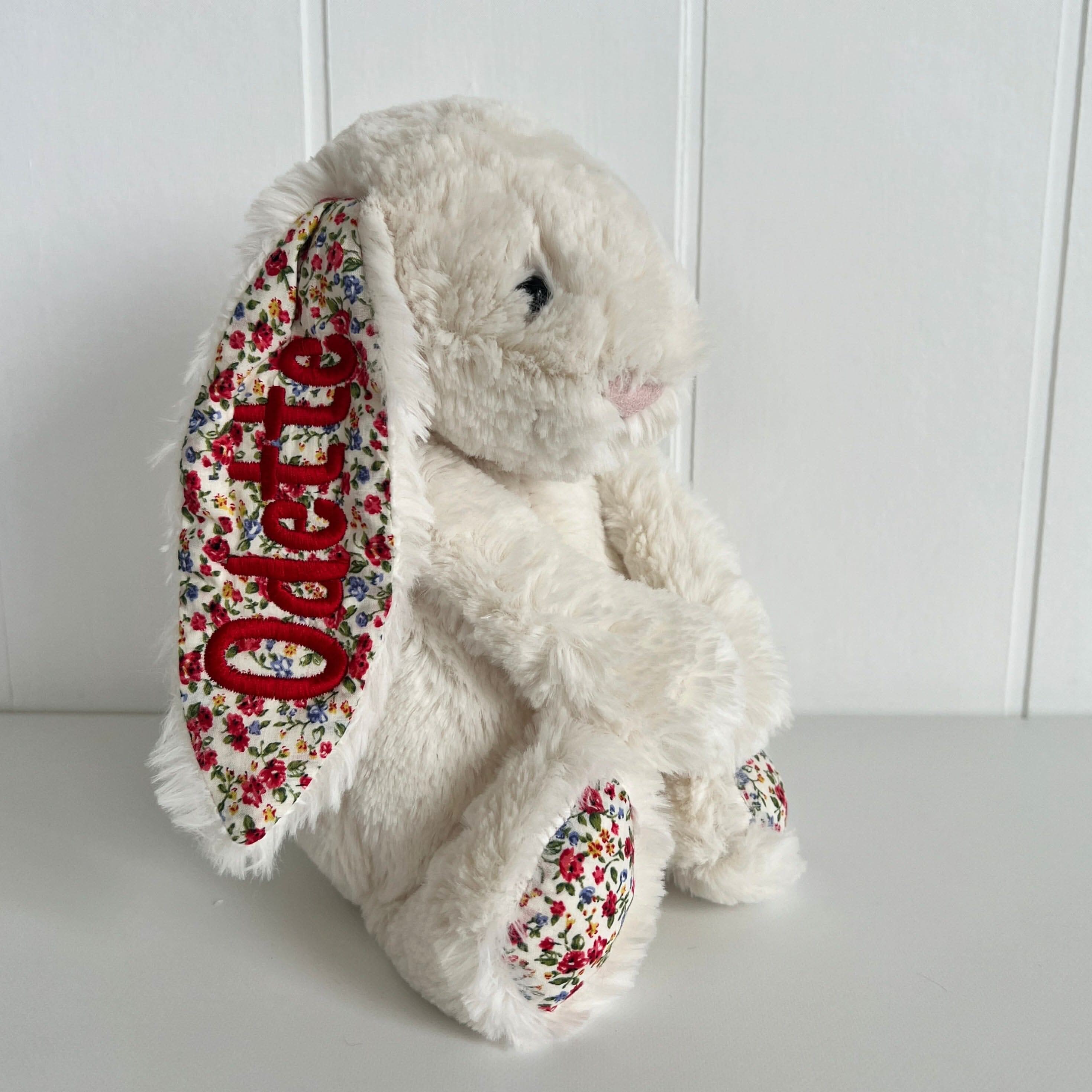 Plush Cream Bunny Toy