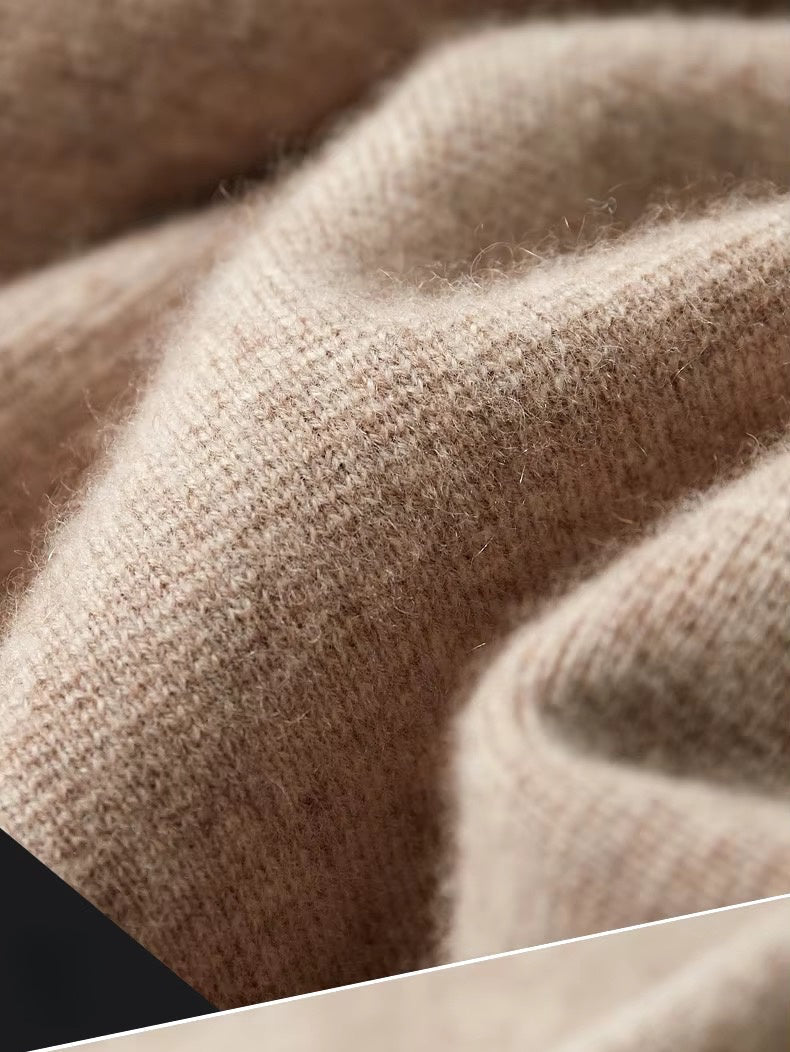 Salto Men's Merino Zip-Up Sweater – Smart Casual Knit