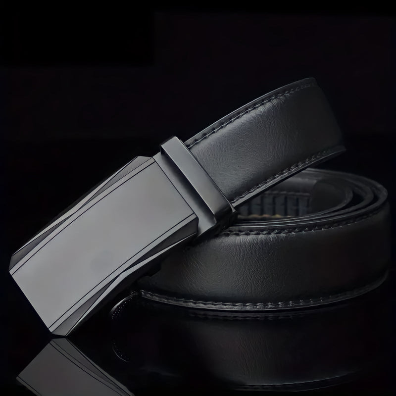 Aquila Men's Automatic Buckle Belt – Adjustable Formal Style