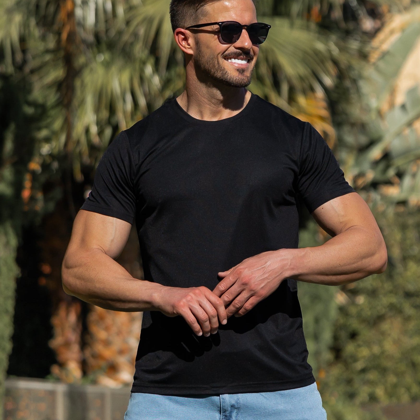 Verso Men's Crew Neck T-Shirt – Slim Fit Short Sleeve