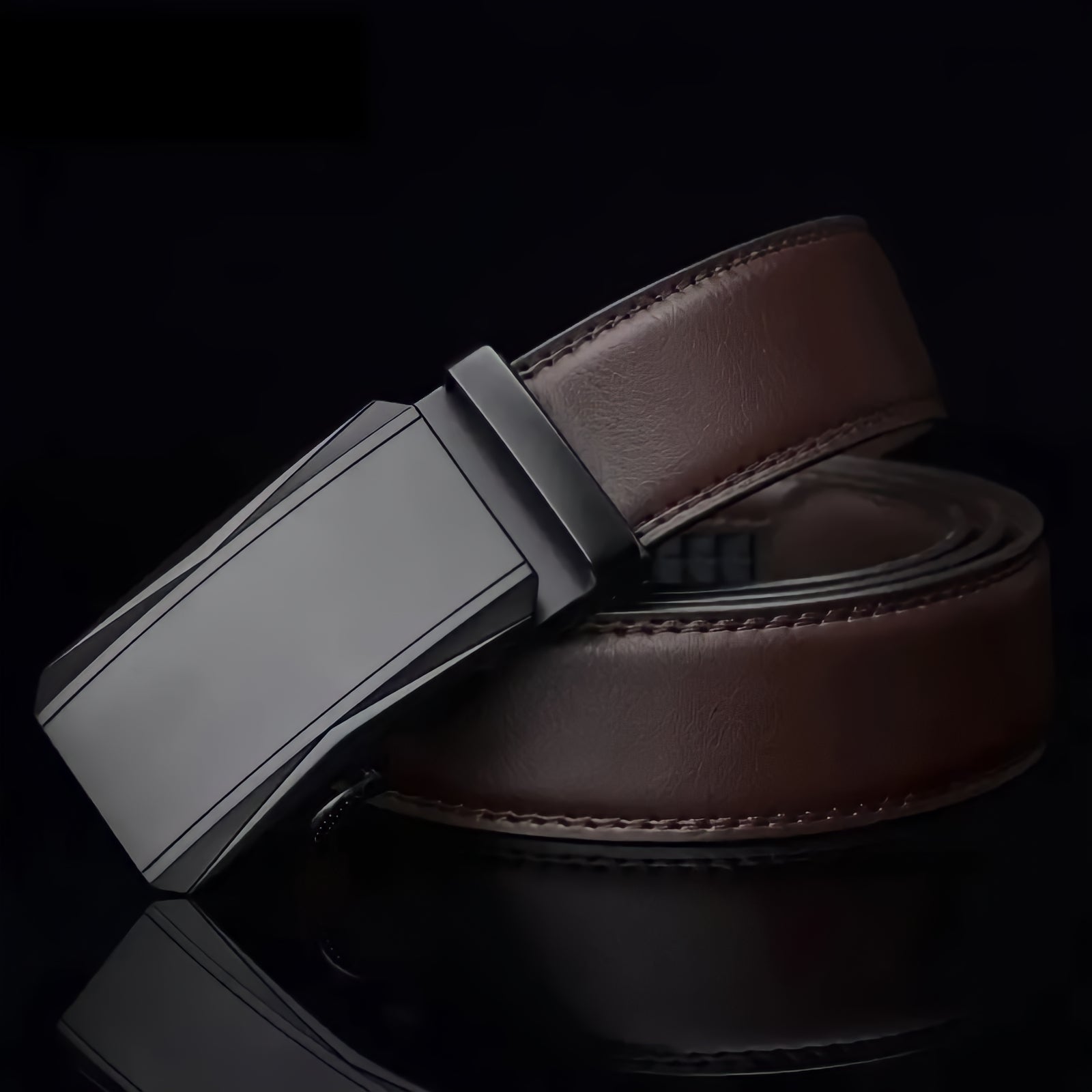 Aquila Men's Automatic Buckle Belt – Adjustable Formal Style