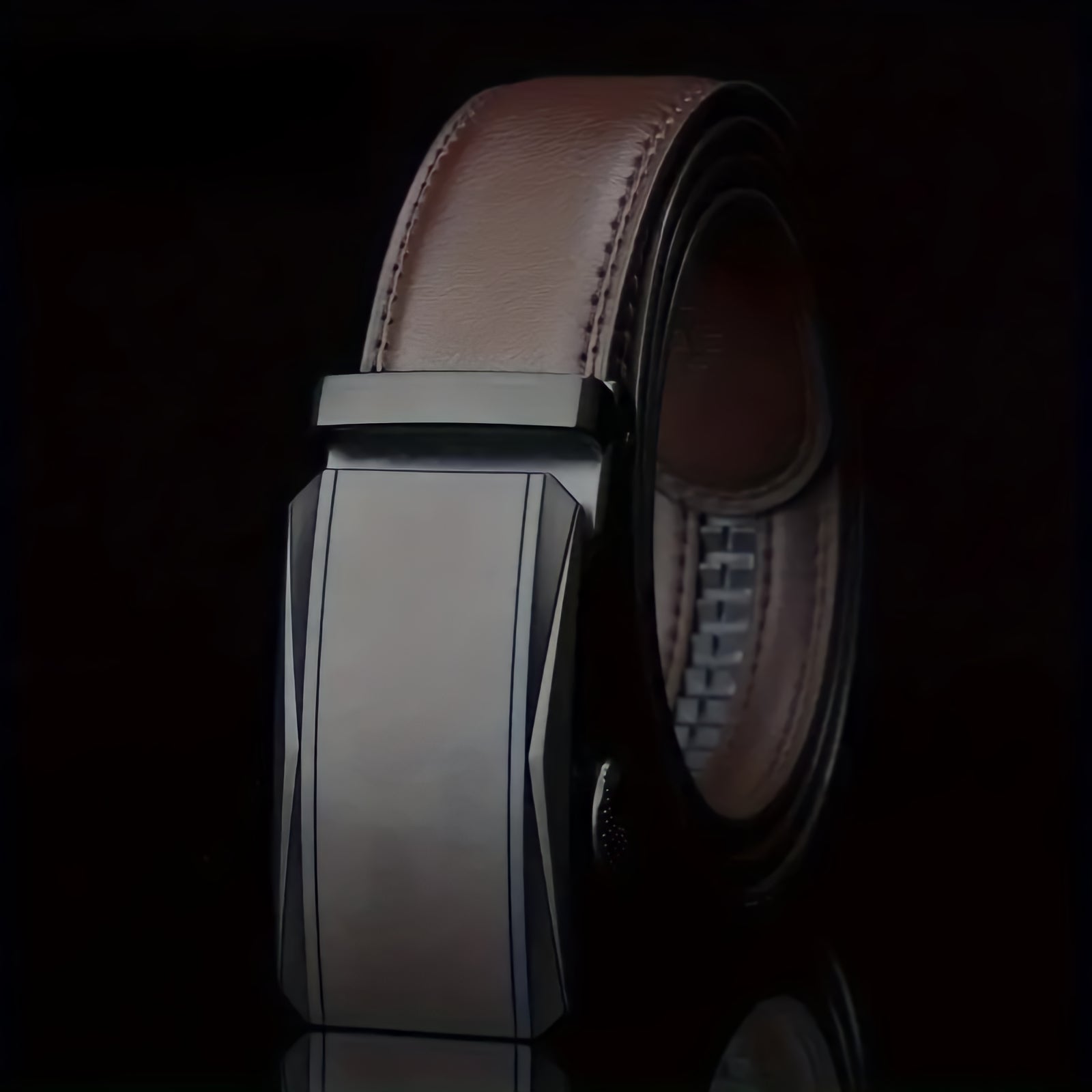 Aquila Men's Automatic Buckle Belt – Adjustable Formal Style