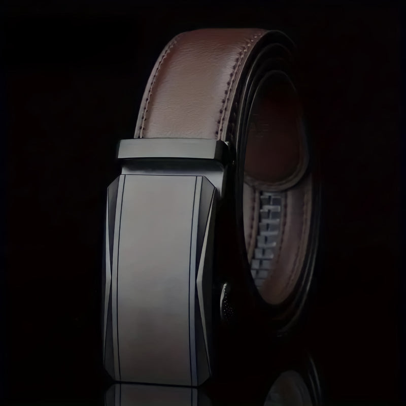 Aquila Men's Automatic Buckle Belt – Adjustable Formal Style