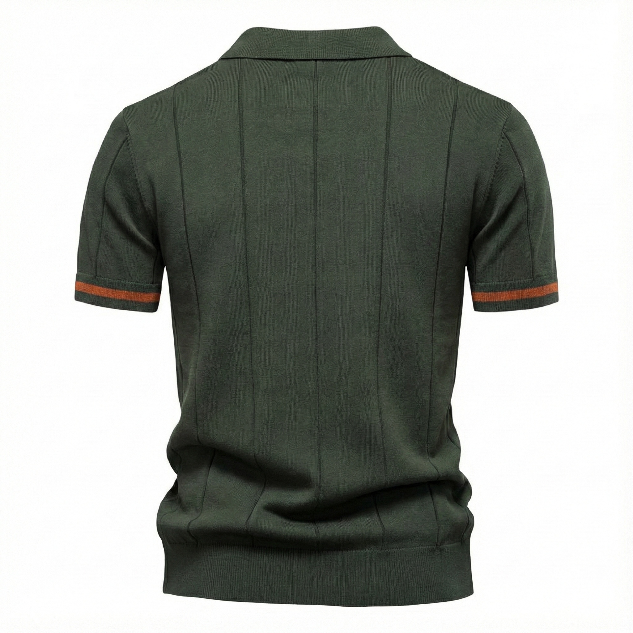 Torino Men's Quarter-Zip Polo Shirt – Short Sleeve Slim Fit