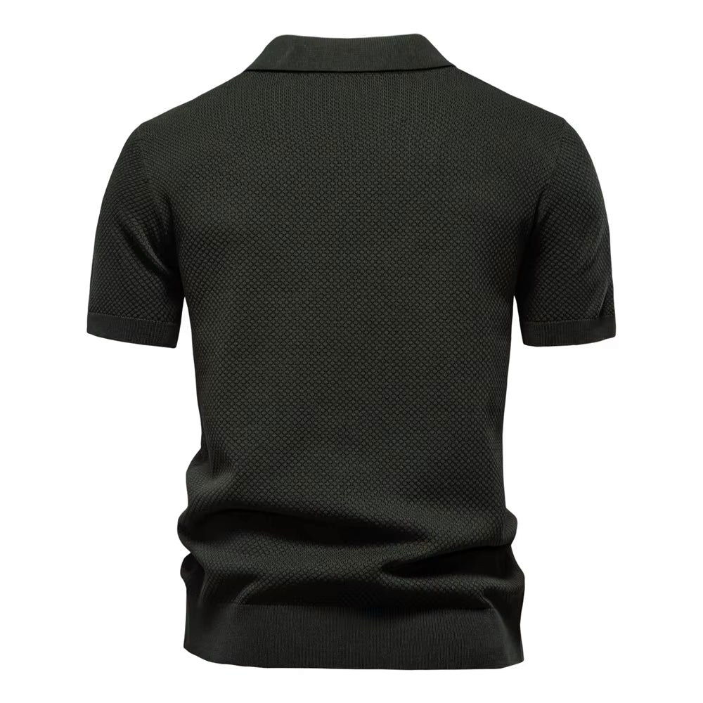 Verona Men's Mesh Polo Shirt – Breathable Short Sleeve