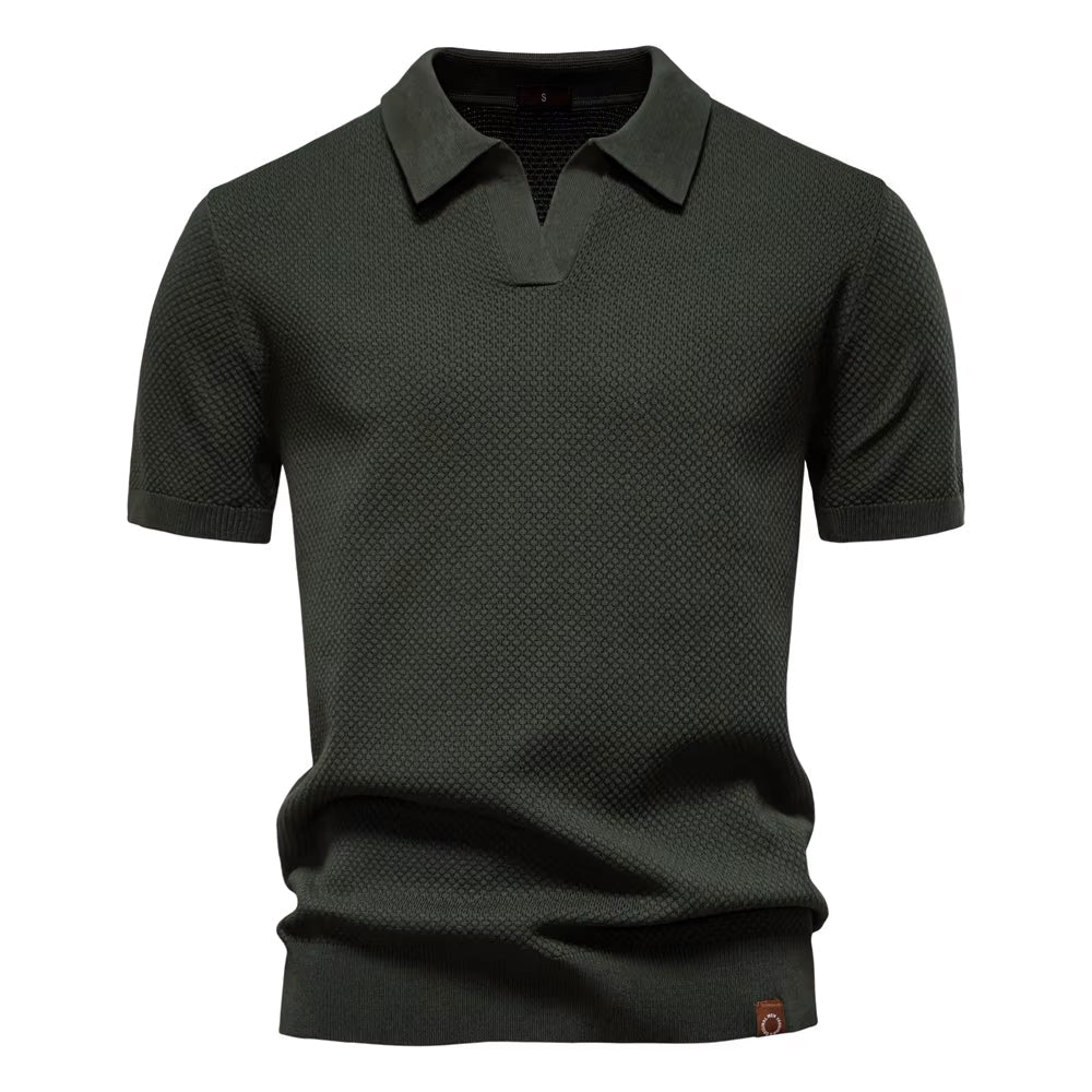 Verona Men's Mesh Polo Shirt – Breathable Short Sleeve