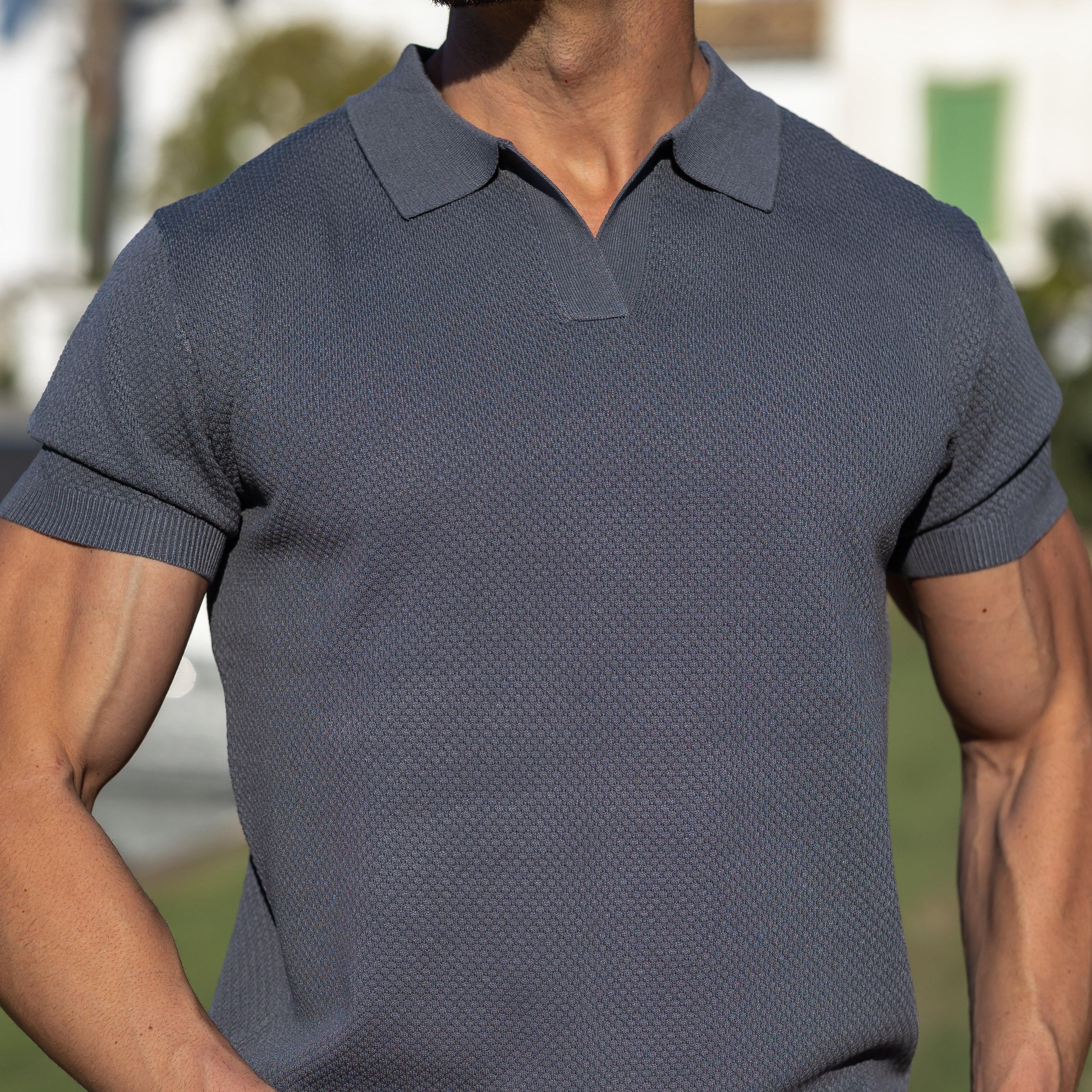 Verona Men's Mesh Polo Shirt – Breathable Short Sleeve
