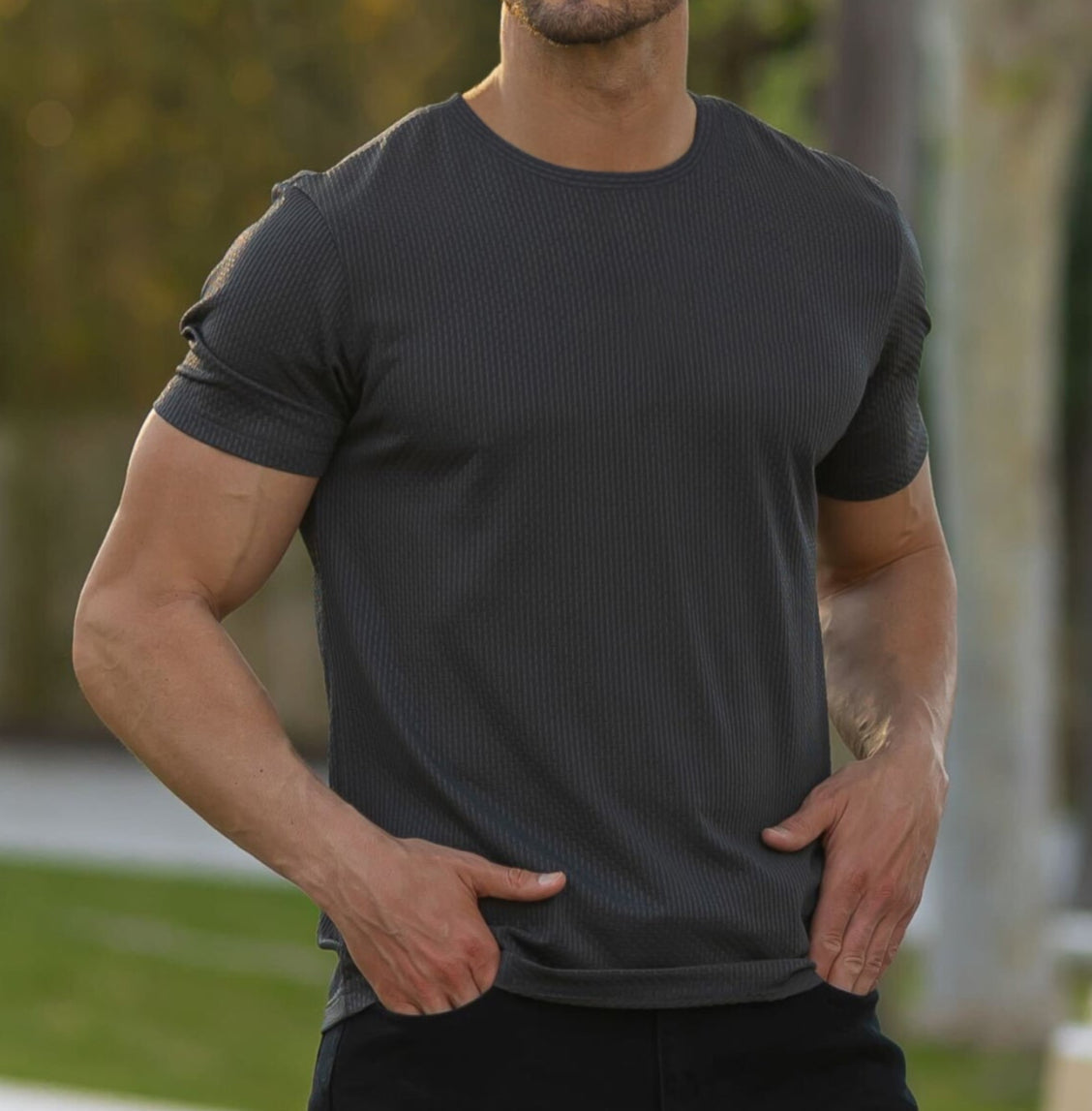 Soffice Men's T-Shirt – Soft Slim Fit Short Sleeve