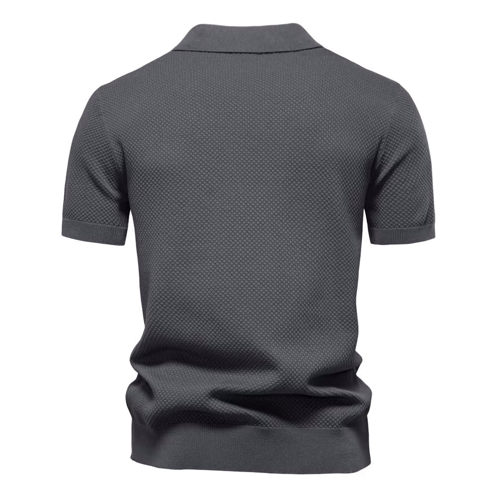 Verona Men's Mesh Polo Shirt – Breathable Short Sleeve