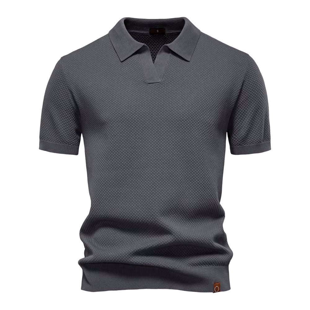 Verona Men's Mesh Polo Shirt – Breathable Short Sleeve