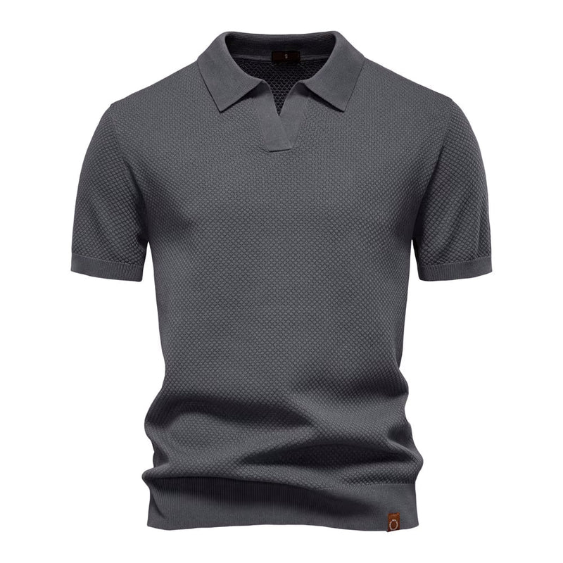 Verona Men's Mesh Polo Shirt – Breathable Short Sleeve