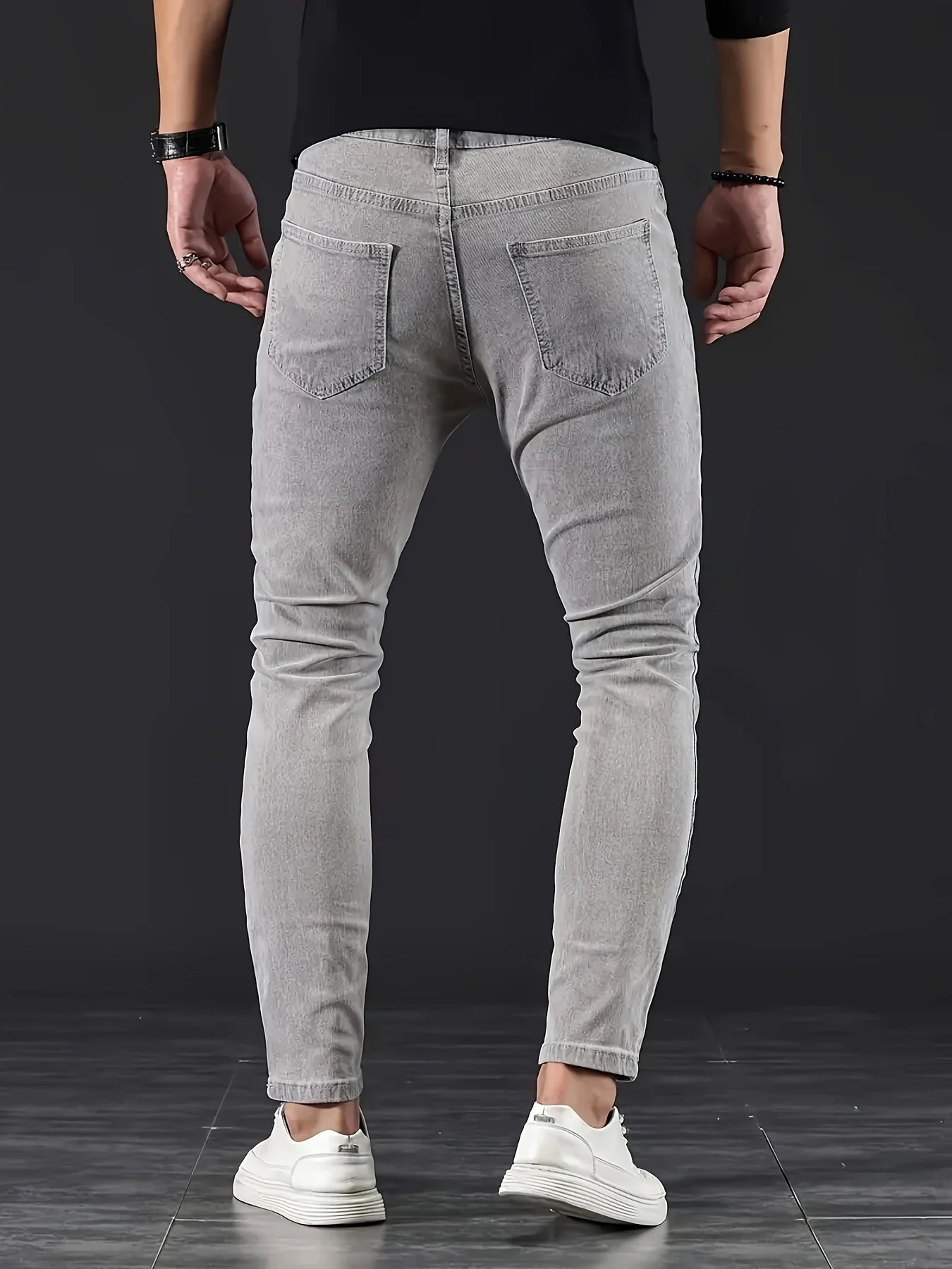 Tenuto Men's Slim Fit Jeans – Stretch Denim Pants