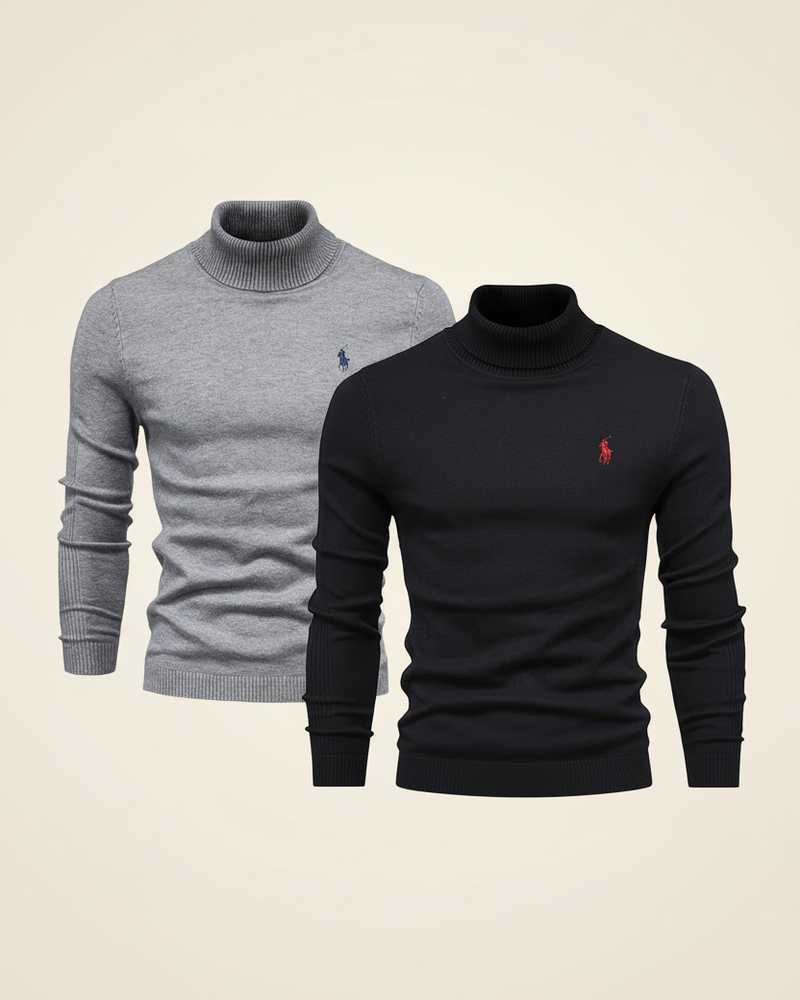 RL - Roll Neck Knit Duo Classic Fit