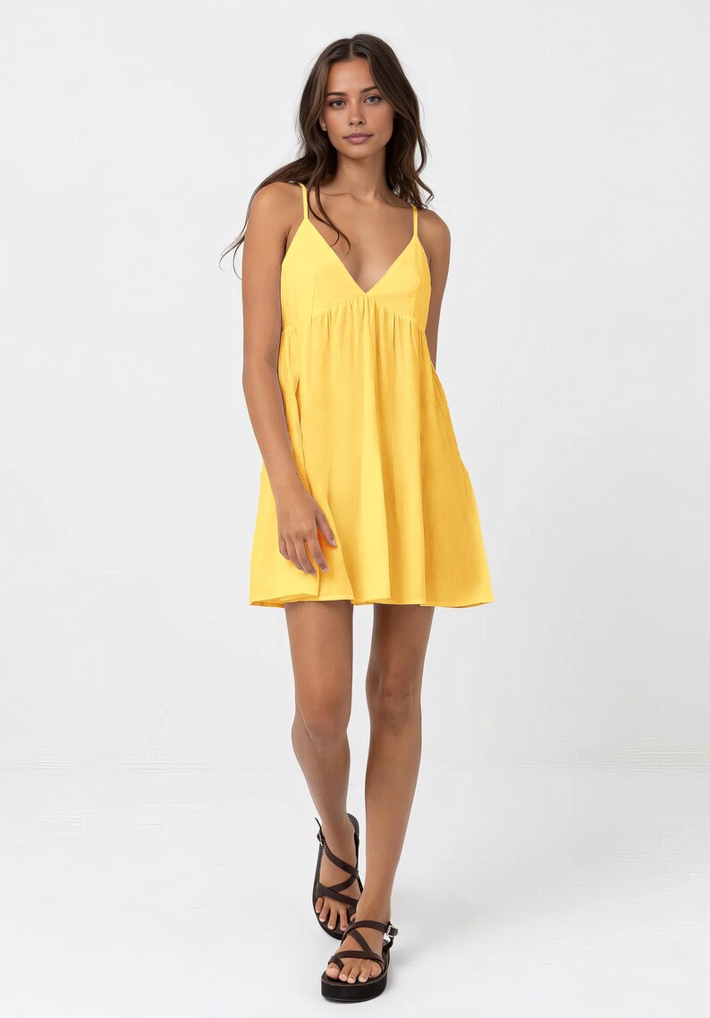 Flared Dress Sewing Pattern For Women Sundress PDF Pattern XS - 4XL, Summer Dress Pattern, Plus Size Dress , Slip Dress, Instant Download