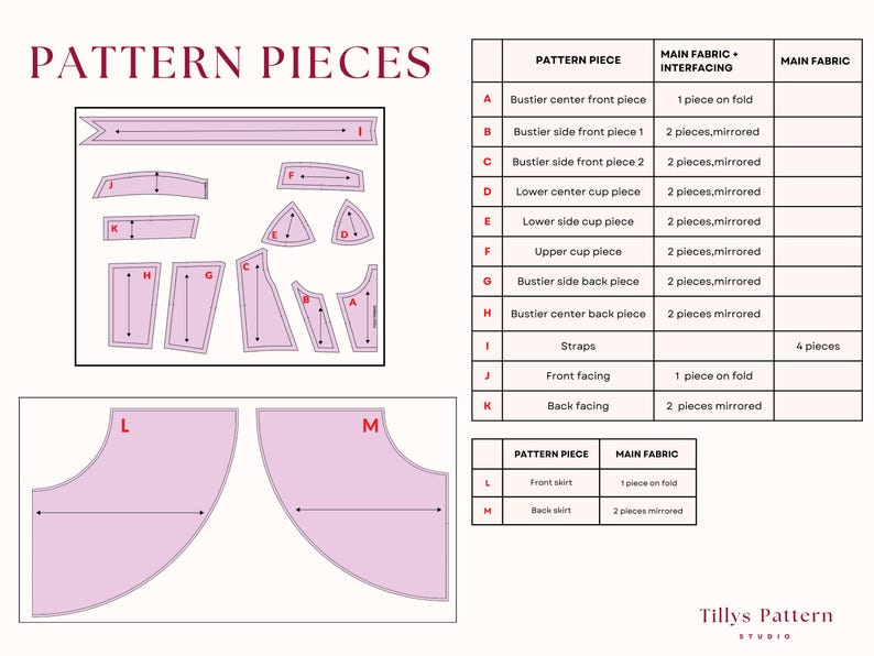 Bustier Mini Dress Sewing Pattern: Sweetheart Corset With Bows, US 00-20 (PDF Pattern)