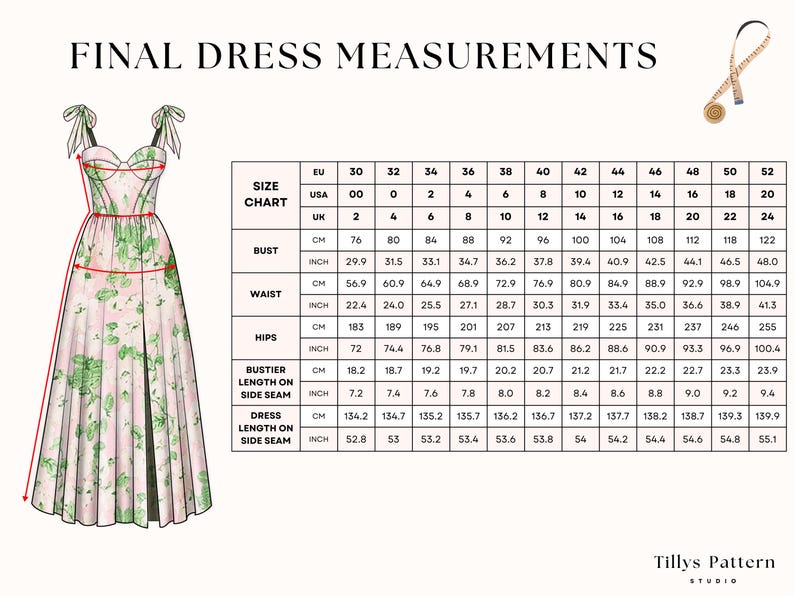 Evening Bustier Dress Sewing Pattern| Slit Dress Pattern| Corset Dress Pattern|  Wedding Dress| Plus Size Sewing Pattern| US 00-20 (PDF Download)